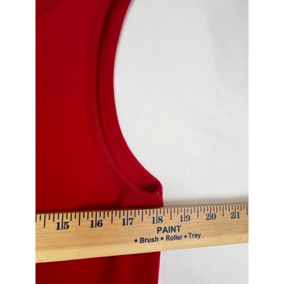 Pendleton Women's Size XL Red Knit V Neck Tank Top - Picture 6 of 7